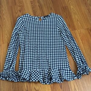Women’s White & Navy Blouse